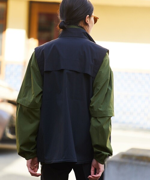 FREAK'S STORE(フリークスストア)の「FREAK'S STORE/フリークスストア CORDURA VEST/コーデュラ ナイロンミル ベスト(ベスト・メンズ・ブラック/オリーブ・MEDIUM/LARGE)」の6枚目の写真