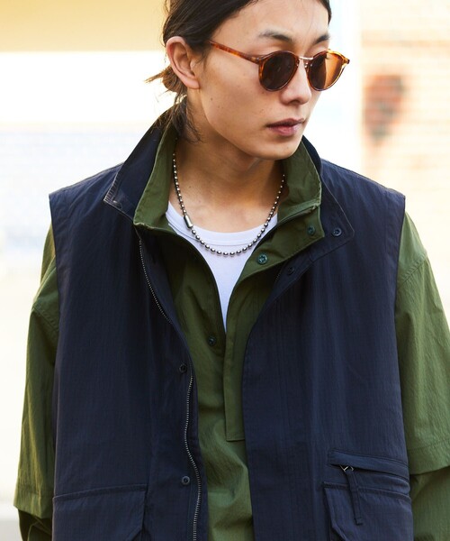 FREAK'S STORE(フリークスストア)の「FREAK'S STORE/フリークスストア CORDURA VEST/コーデュラ ナイロンミル ベスト(ベスト・メンズ・ブラック/オリーブ・MEDIUM/LARGE)」の10枚目の写真