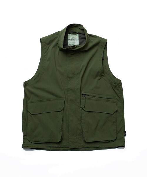FREAK'S STORE(フリークスストア)の「FREAK'S STORE/フリークスストア CORDURA VEST/コーデュラ ナイロンミル ベスト(ベスト・メンズ・ブラック/オリーブ・MEDIUM/LARGE)」の5枚目の写真