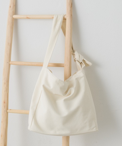 RETRO GIRL（レトロガール）の「キャンバスBIGショルダー（ショルダーバッグ・レディース・ブラック/オレンジ/ナチュラル・ONE SIZE）」の8枚目の写真