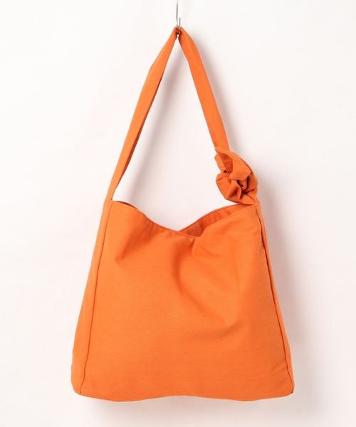 RETRO GIRL（レトロガール）の「キャンバスBIGショルダー（ショルダーバッグ・レディース・ブラック/オレンジ/ナチュラル・ONE SIZE）」の14枚目の写真