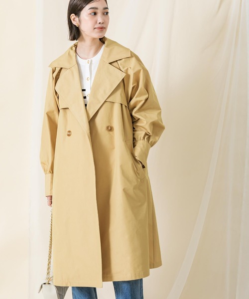fredy emue（フレディエミュ）の「CNyビッグスリーブトレンチコート