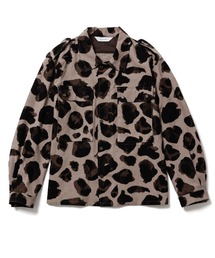 SASQUATCHfabrix. | Sasquatchfabrix./サスクワッチファブリックス/ANIMAL PATTERN LINEN SHIRT JACKET 23SS-SY9-001(カバーオール)