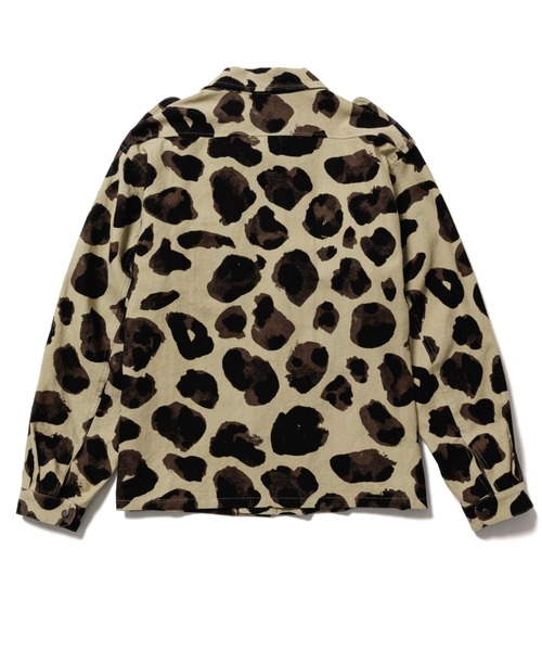 SASQUATCHfabrix.（サスクワァッチファブリックス）の「Sasquatchfabrix./サスクワッチファブリックス/ANIMAL PATTERN LINEN SHIRT JACKET 23SS-SY9-001（カバーオール・メンズ・ブラウン/マスタード・M）」の13枚目の写真