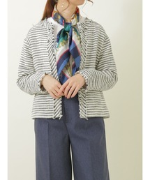 Te chichi | ミックスツイードノーカラージャケット(ノーカラージャケット)