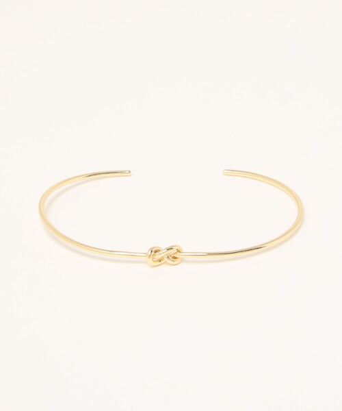 PARKS TOKYO SELECT（パークストウキョウセレクト）の「ノットワイヤーバングル（バングル/リストバンド・レディース・シルバー/ゴールド・FREE）」の4枚目の写真