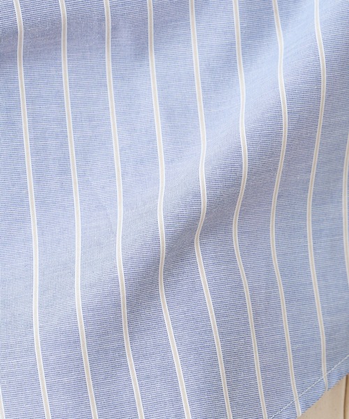 DISCOAT（ディスコート）の「ストライプバンドカラーシャツカノコベストアンサンブル（アンサンブル・メンズ・グレイッシュベージュ/ネイビー・LARGE/MEDIUM）」の17枚目の写真