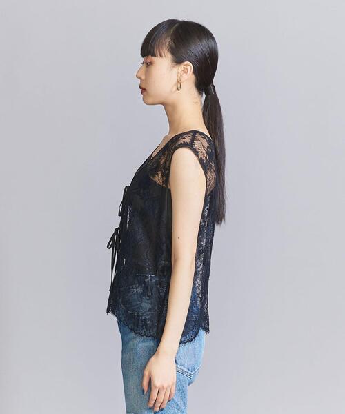 BEAUTY&YOUTH UNITED ARROWS（ビューティーアンドユースユナイテッドアローズ）の「レースベスト -2WAY-（ベスト・レディース・ブラック・FREE）」の7枚目の写真