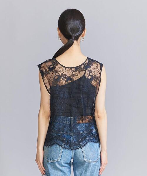 BEAUTY&YOUTH UNITED ARROWS（ビューティーアンドユースユナイテッドアローズ）の「レースベスト -2WAY-（ベスト・レディース・ブラック・FREE）」の5枚目の写真