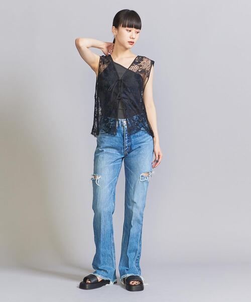 BEAUTY&YOUTH UNITED ARROWS（ビューティーアンドユースユナイテッドアローズ）の「レースベスト -2WAY-（ベスト・レディース・ブラック・FREE）」の16枚目の写真