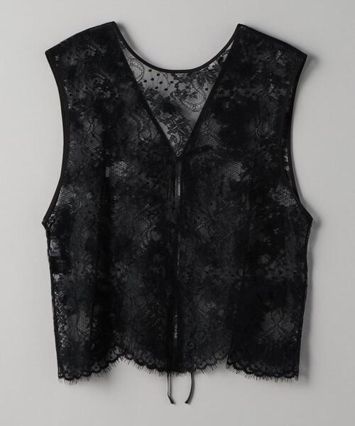BEAUTY&YOUTH UNITED ARROWS（ビューティーアンドユースユナイテッドアローズ）の「レースベスト -2WAY-（ベスト・レディース・ブラック・FREE）」の14枚目の写真