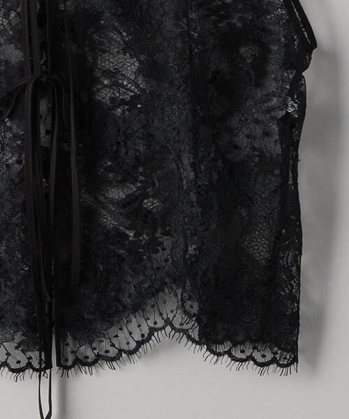 BEAUTY&YOUTH UNITED ARROWS（ビューティーアンドユースユナイテッドアローズ）の「レースベスト -2WAY-（ベスト・レディース・ブラック・FREE）」の11枚目の写真