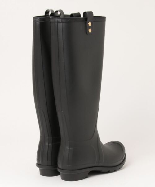 Fabby fabby（ファビィーファビィー）の「ロングレインブーツ（レインシューズ・レディース・ブラック・SMALL/LL/LARGE/MEDIUM/36/37/38/39）」の3枚目の写真