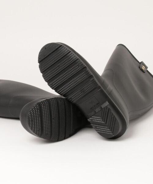 Fabby fabby（ファビィーファビィー）の「ロングレインブーツ（レインシューズ・レディース・ブラック・SMALL/LL/LARGE/MEDIUM/36/37/38/39）」の2枚目の写真