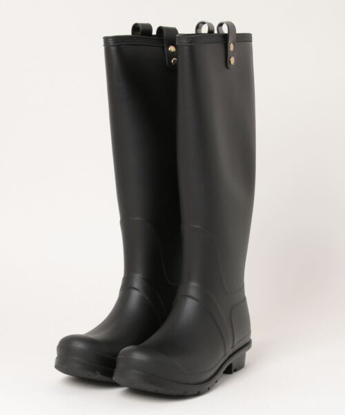 Fabby fabby（ファビィーファビィー）の「ロングレインブーツ（レインシューズ・レディース・ブラック・SMALL/LL/LARGE/MEDIUM/36/37/38/39）」の15枚目の写真