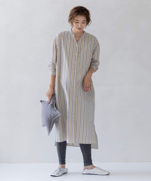 フェリシモMama(フェリシモママ)の「Moredde マタニティから産後も使える しめつけないのが心地いいウエストクロス仕様のリブレギンス(マタニティウェア/グッズ・レディース・グレー/ブラック/ダークグレー・MEDIUM/LARGE/X-LARGE/XX-LARGE)」の11枚目の写真