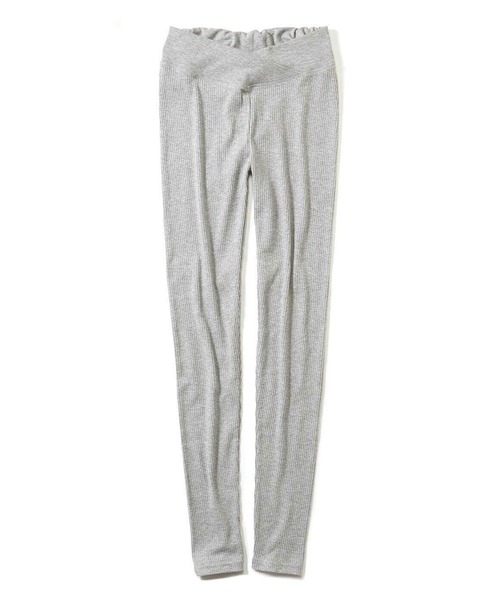 フェリシモMama(フェリシモママ)の「Moredde マタニティから産後も使える しめつけないのが心地いいウエストクロス仕様のリブレギンス(マタニティウェア/グッズ・レディース・グレー/ブラック/ダークグレー・MEDIUM/LARGE/X-LARGE/XX-LARGE)」の20枚目の写真