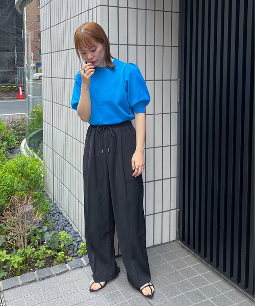 feepur（フェピュール）の「タックイージースラックス（スラックス・レディース・ブルー/グレー/ブラック/アイボリー・SMALL/MEDIUM）」の22枚目の写真