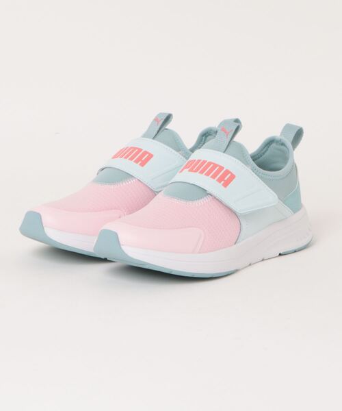 PUMA（プーマ）の「《PUMA》プーマ エボルブ スリップオン JR（スリッポン・キッズ・ブラック×レッド/ブルー/ダークグレー/ブルー系その他/ピンク系その他/コバルトブルー/ピンク系その他2・24.0cm/23.5cm/23.0cm/22.5cm/22.0cm/24.5cm/25.0cm）」の7枚目の写真