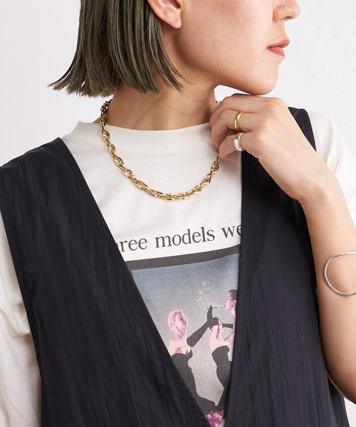 Omekashi(オメカシ)の「ロープチェーンネックレス(ネックレス・レディース・ゴールド・ONE SIZE)」の2枚目の写真