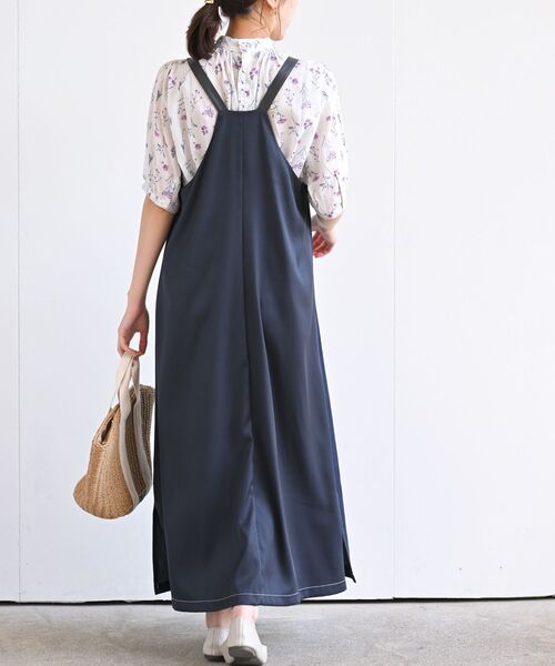 rps(アールピーエス)の「合皮ショルダーベルトジャンパースカート(ジャンパースカート・レディース・ブルー/カーキ/アイボリー・フリー)」の22枚目の写真