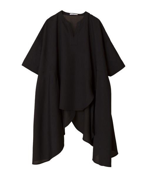 OSMOSIS(オズモーシス)の「フレアーヘムブラウス(シャツ/ブラウス・レディース・ブルー/ブラック/ホワイト・ONE SIZE)」の12枚目の写真