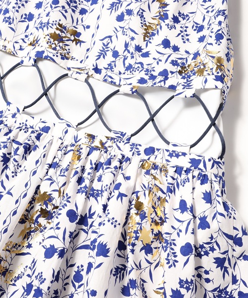 mintdesigns（ミントデザインズ）の「POTTERY SKIRT / ポッタリースカート（スカート・レディース・ブラック/ブルー・2）」の16枚目の写真