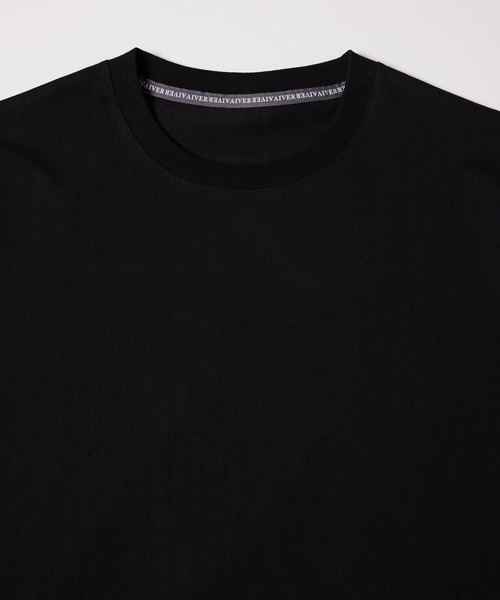 AIVER（アイバー）の「AIVER　16/-ウォッシュ天竺ワイドN/S TEE（Tシャツ/カットソー・メンズ・ブラック/ホワイト/チャコールグレー/イエロー・SMALL/MEDIUM/LARGE）」の12枚目の写真