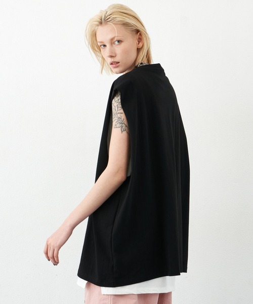 AIVER（アイバー）の「AIVER　16/-ウォッシュ天竺ワイドN/S TEE（Tシャツ/カットソー・メンズ・ブラック/ホワイト/チャコールグレー/イエロー・SMALL/MEDIUM/LARGE）」の22枚目の写真