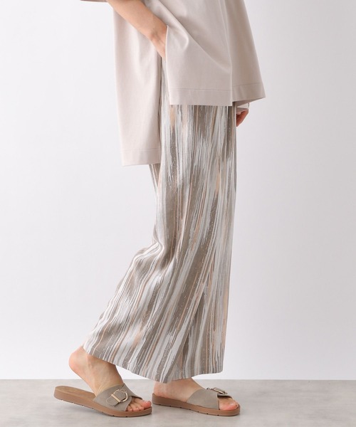 LEPSIM（レプシィム）の「リネンMIX柄イージーパンツ　182186（その他パンツ・レディース・ブラック系その他/ブラウン系その他/ベージュ系その他/ブルー系その他・MEDIUM/LARGE）」の3枚目の写真