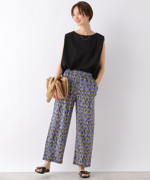 LEPSIM（レプシィム）の「リネンMIX柄イージーパンツ　182186（その他パンツ・レディース・ブラック系その他/ブラウン系その他/ベージュ系その他/ブルー系その他・MEDIUM/LARGE）」の17枚目の写真