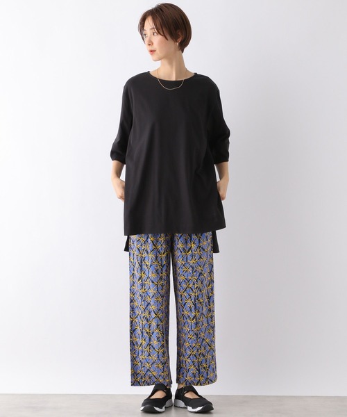 LEPSIM（レプシィム）の「リネンMIX柄イージーパンツ　182186（その他パンツ・レディース・ブラック系その他/ブラウン系その他/ベージュ系その他/ブルー系その他・MEDIUM/LARGE）」の18枚目の写真