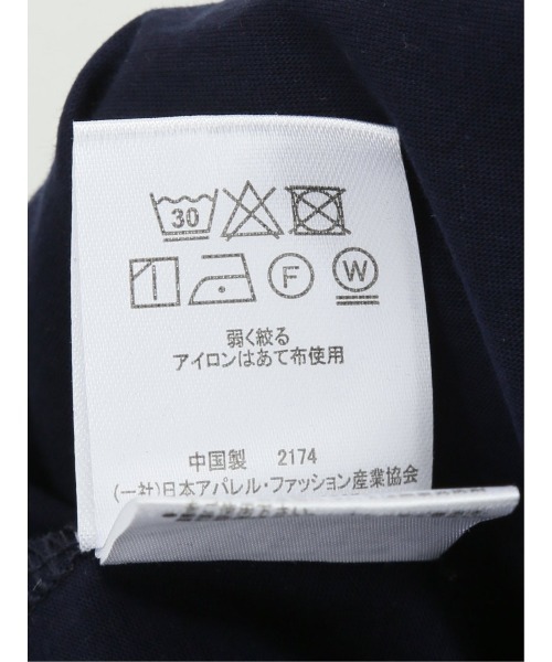 MARLENE JOBERT（マルレーヌ　ジョベル）の「【接触冷感 コットン100%】マルレーヌジョベル/MARLENE JOBERT 5分袖タック入り クルーTシャツ（Tシャツ/カットソー・レディース・イエロー/ホワイト/ネイビー/サックスブルー/オレンジ・MEDIUM/LARGE）」の7枚目の写真