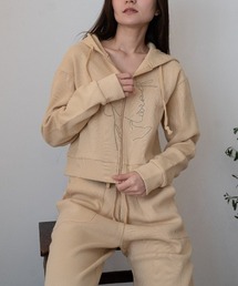 AMATERAS（アマテラス）の「waffle zip-up sweater（スウェット）」 - WEAR