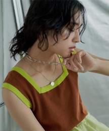 miette | チェーンプレートネックレスセット(ネックレス)
