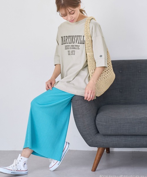 ROPE' PICNIC（ロペピクニック）の「【DISCUS ATHLETIC/ディスカス アスレチック】BIG Tシャツ（Tシャツ/カットソー・レディース・グレー/ブラック・38）」の17枚目の写真