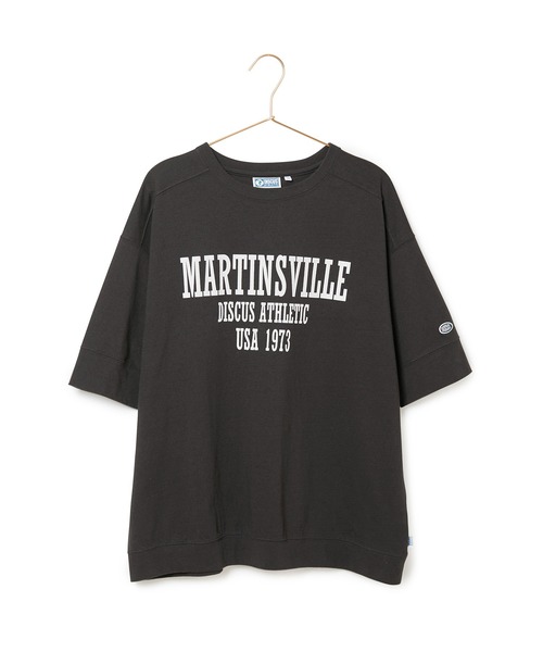 ROPE' PICNIC（ロペピクニック）の「【DISCUS ATHLETIC/ディスカス アスレチック】BIG Tシャツ（Tシャツ/カットソー・レディース・グレー/ブラック・38）」の8枚目の写真