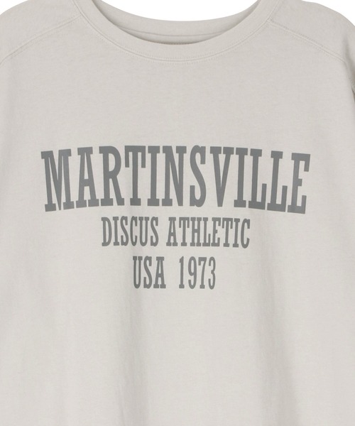 ROPE' PICNIC（ロペピクニック）の「【DISCUS ATHLETIC/ディスカス アスレチック】BIG Tシャツ（Tシャツ/カットソー・レディース・グレー/ブラック・38）」の13枚目の写真