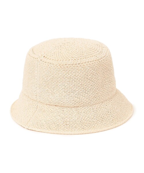 SHIPS（シップス）の「Rmeriaミックス バケット ハット（ハット・レディース・ブラック/ナチュラル・ONE SIZE）」の5枚目の写真