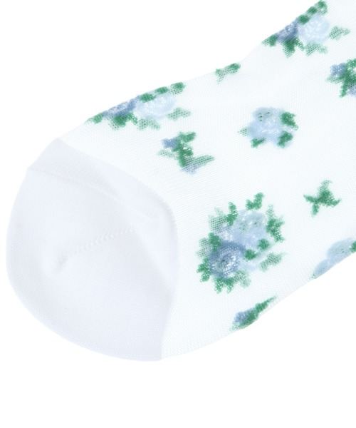 Candy Stripper（キャンディストリッパー）の「FLORAL SHEER ソックス（ソックス/靴下・レディース・ブラック/クリア・FREE）」の6枚目の写真