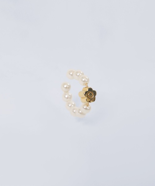MARY QUANT（マリークワント）の「メタルポイントパール イヤカフ（イヤーカフ・レディース・ゴールド・FREE）」の3枚目の写真