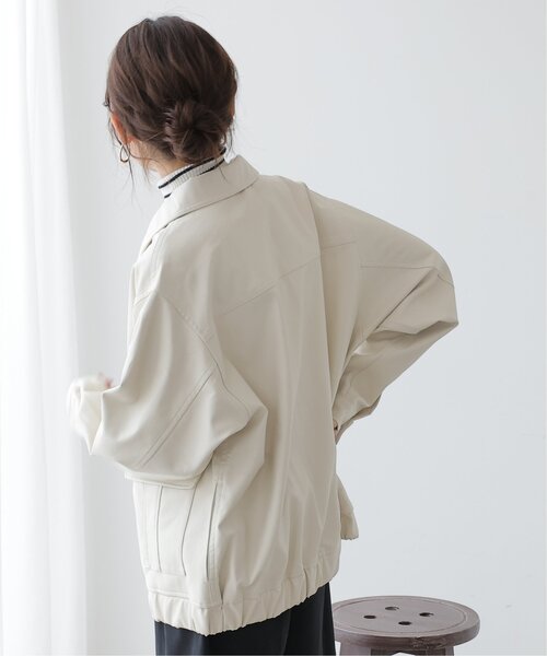 frames RAY CASSIN（フレームスレイカズン）の「合皮ブルゾン（ブルゾン・レディース・ブラック/ダークブラウン/キナリ・FREE）」の10枚目の写真