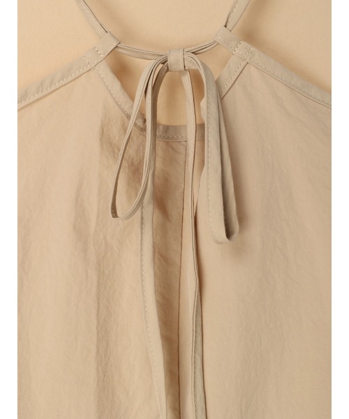 earth music&ecology(アースミュージックアンドエコロジー)の「ティアードキャミワンピース(ワンピース・レディース・ベージュ/ブラック・FREE)」の16枚目の写真