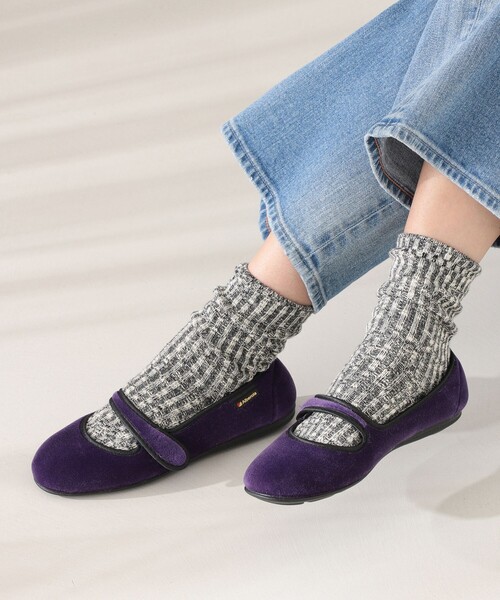 ALBEROLA（アルベローラ）の「ALBEROLA × B:MING by BEAMS / 別注 メリージェーン（その他シューズ・レディース・ブラック/パープル・36/39/37/38）」の5枚目の写真