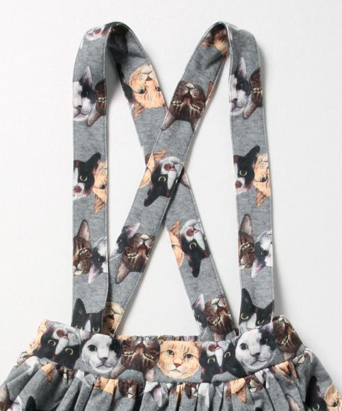 mmts（マミタス）の「mmts / 猫ボーダー サス付 スカート（スカート・レディース・グレー・ONE SIZE）」の18枚目の写真