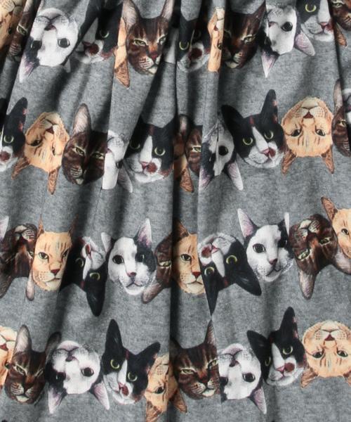 mmts（マミタス）の「mmts / 猫ボーダー サス付 スカート（スカート・レディース・グレー・ONE SIZE）」の20枚目の写真