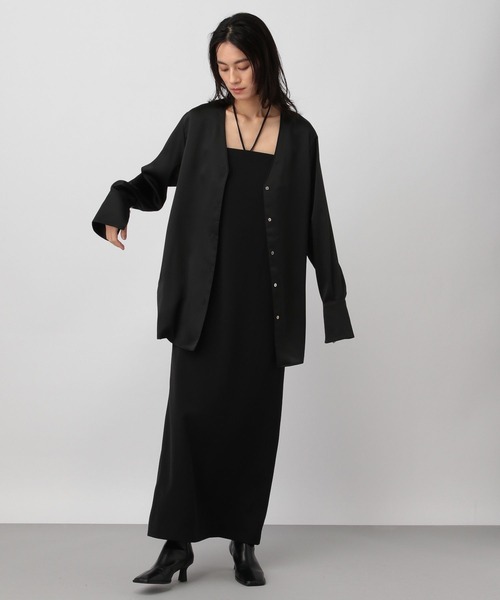 美品 ♡ ブラックワンピース swim-02456 ドレープデザイン ワンピース 水着 ブラック | L