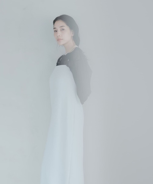 A part by（アパートバイ）の「デザインネックキャミワンピース（ワンピース・レディース・ブラック/ライトブルー・SMALL/MEDIUM）」の22枚目の写真