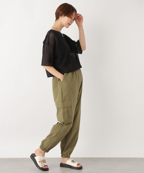 LEPSIM（レプシィム）の「【産前・産後対応】マタニティ／ミリタリーカーゴパンツ　963178（マタニティウェア/グッズ・レディース・ブラック/カーキ・FREE）」の17枚目の写真