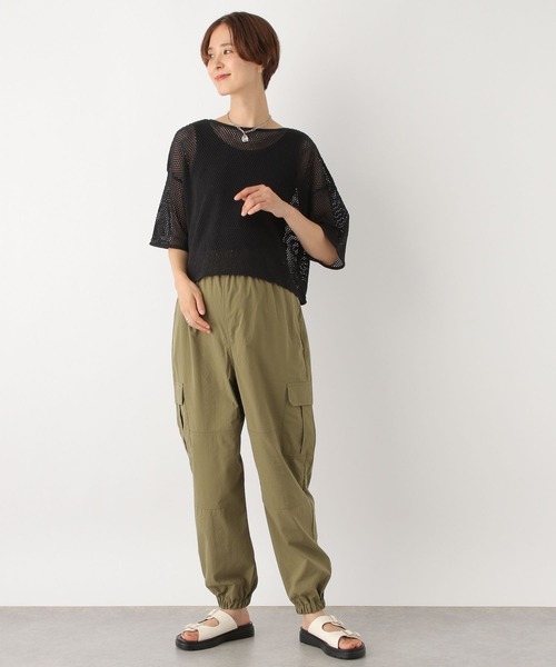 LEPSIM（レプシィム）の「【産前・産後対応】マタニティ／ミリタリーカーゴパンツ　963178（マタニティウェア/グッズ・レディース・ブラック/カーキ・FREE）」の13枚目の写真